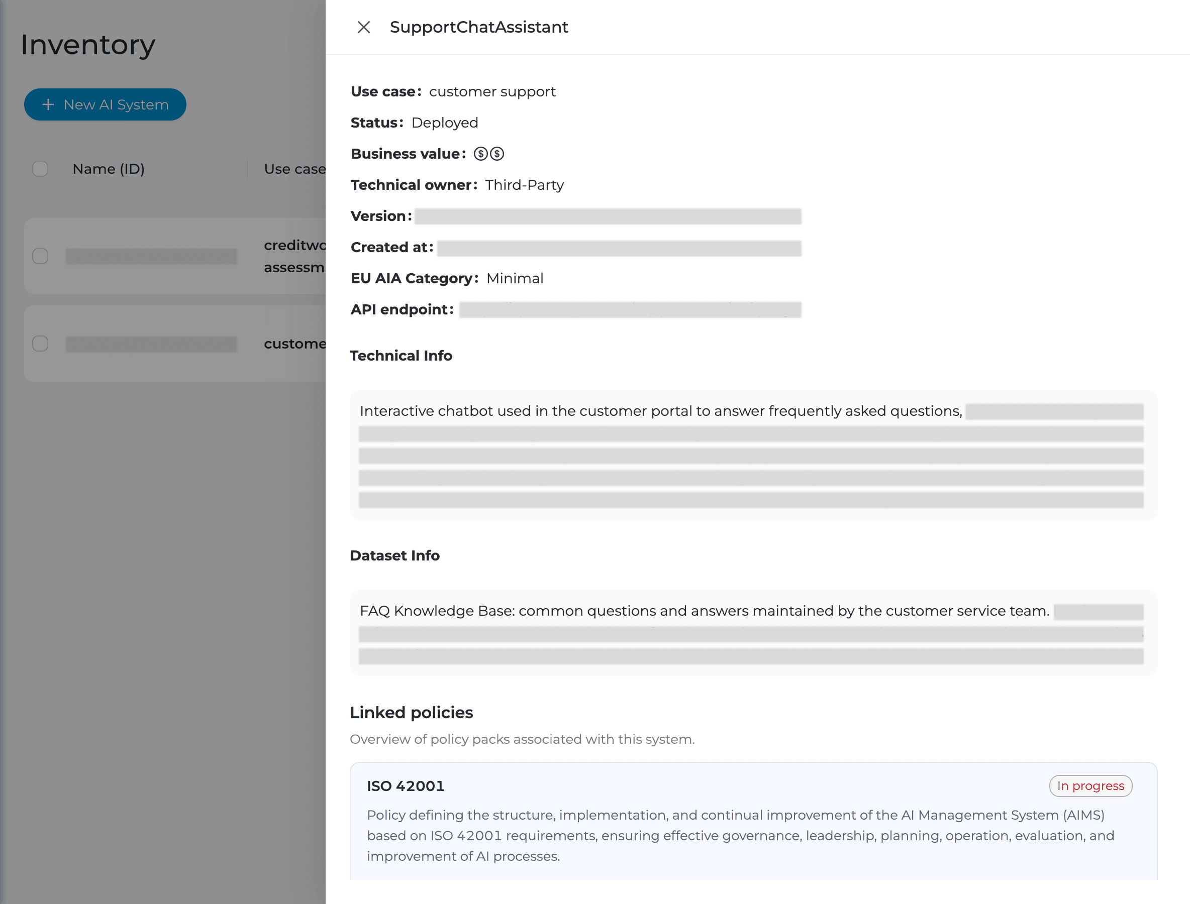 Tabella sistemi di IA